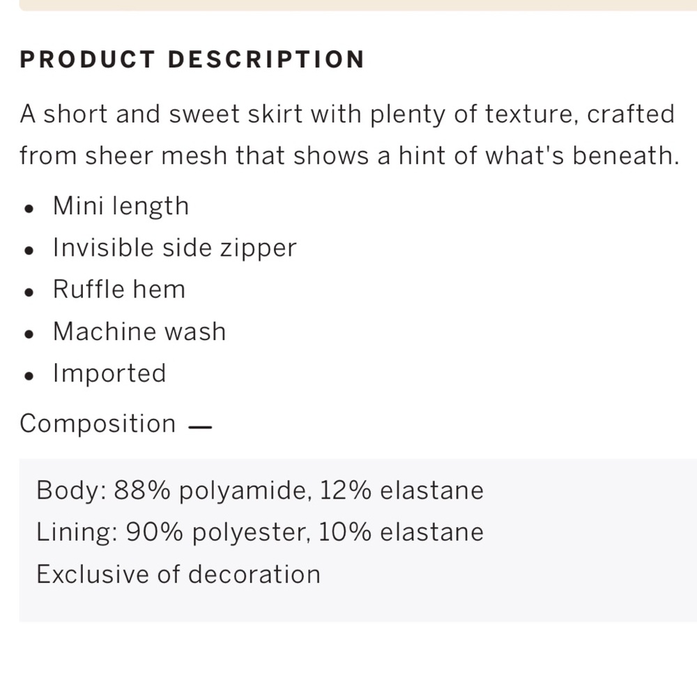Victoria’s Secret Ruched Mini Skirt - Picture 5 of 6
